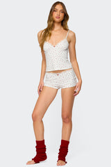Viola Floral Lacey Tank Top