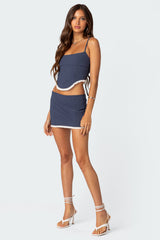 Thora Woven Mini Skirt