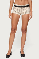 Twyla Polka Dot Stretch Shorts