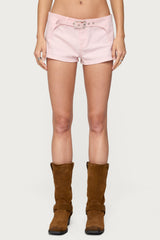 Vicco Belt Detail Shorts