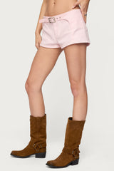 Vicco Belt Detail Shorts
