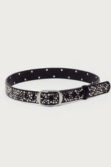 Zinia Studded Faux Leather Belt