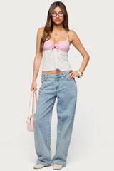 Tilly Mixed Print Top