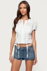 Valera Cotton Tailored Button Up Shirt