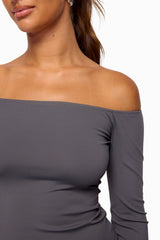 Tezia Off Shoulder Long Sleeve Top