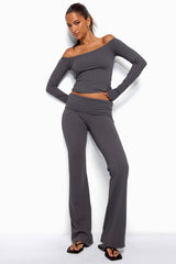 Tezia Off Shoulder Long Sleeve Top