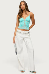 Yanny Lacey Tank Top