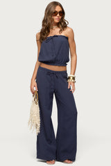 Viktoria Strapless Gauze Bubble Top