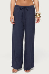 Viktoria Wide Leg Gauze Pants
