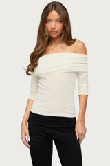 Thais Foldover Backless Top