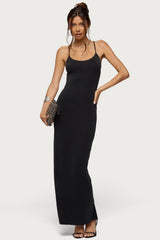 Zhuri Ring Backless Maxi Dress