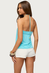 Thayer Beaded Halter Top