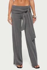 Xyla Straight Leg Tie Pants