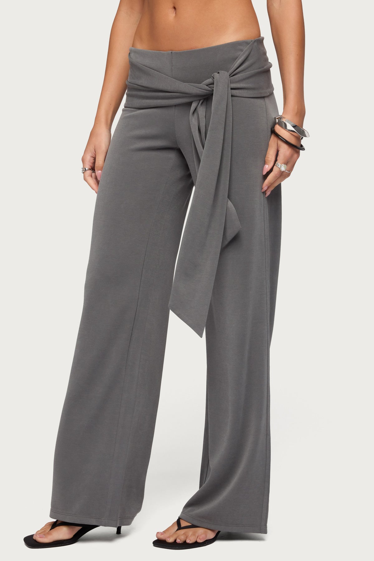 Xyla Straight Leg Tie Pants