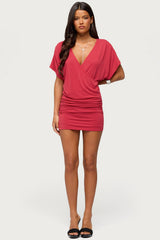 Yaara Wrap Mini Dress