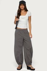 Yoya Layered Cowl Neck Top